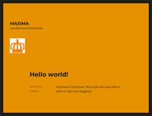 Tablet Screenshot of maxima.nl
