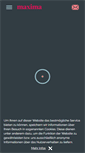Mobile Screenshot of maxima.at